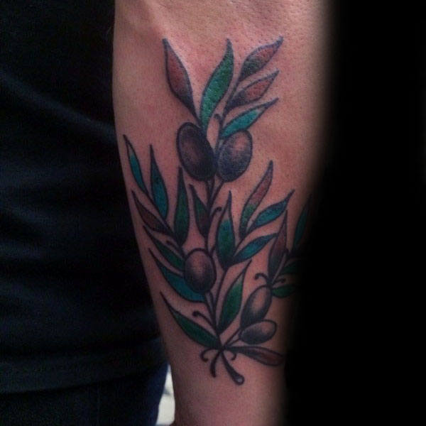 tatuaje rama de olivo 109