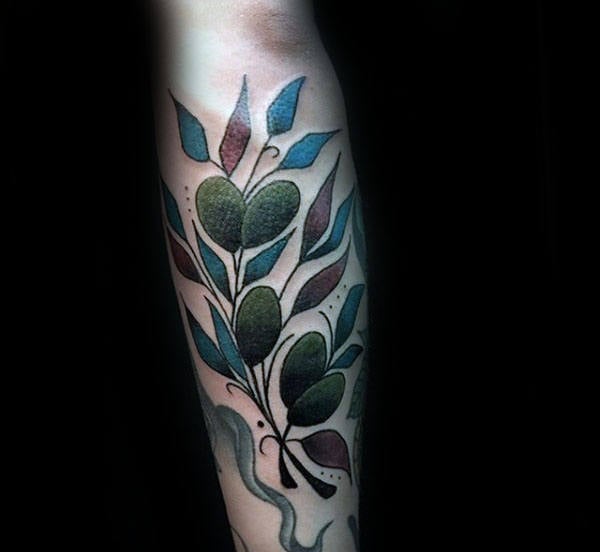 tatuaje rama de olivo 148