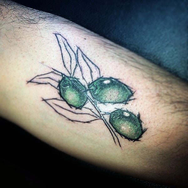 tatuaje rama de olivo 196