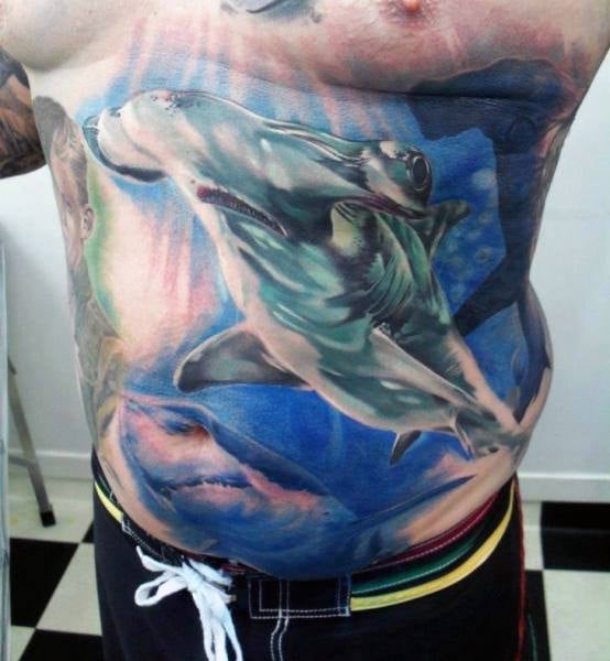 tatuaje tiburon martillo 145