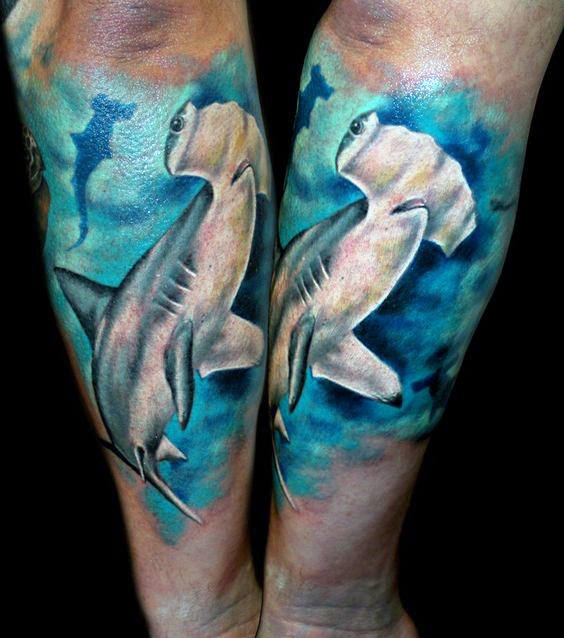 tatuaje tiburon martillo 184