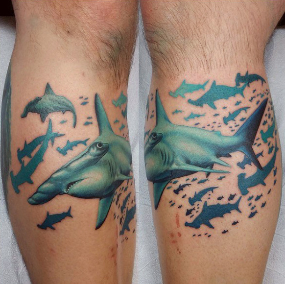 tatuaje tiburon martillo 67