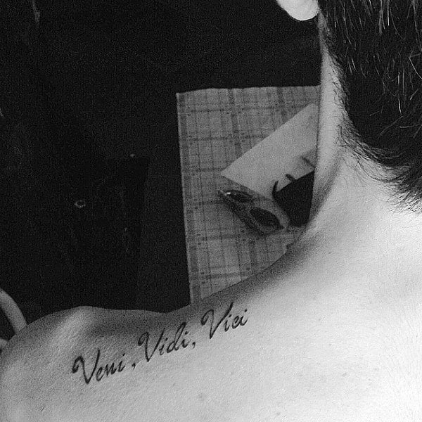 50 Tatuajes de Veni Vidi Vici ¿Cuál es su significado?