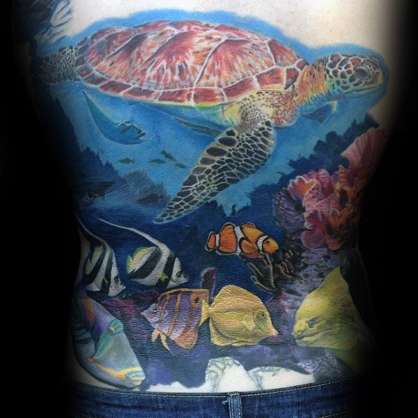 tatuaje arrecife coral 29