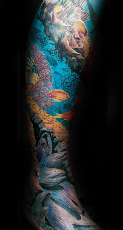 tatuaje arrecife coral 31