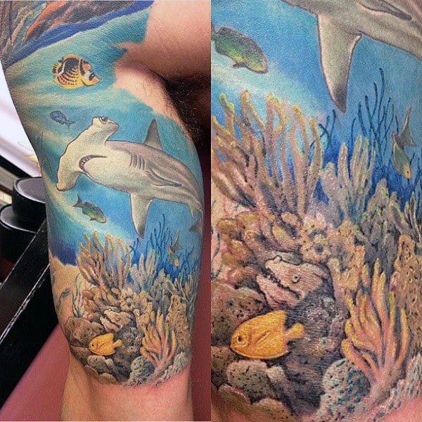 tatuaje arrecife coral 33