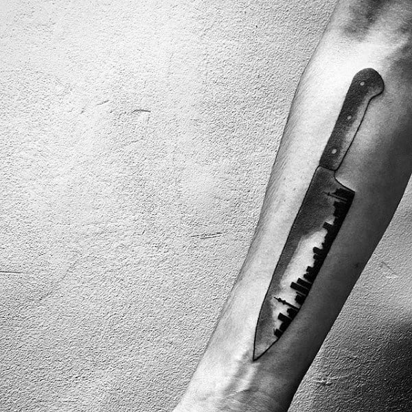 tatuaje cuchillo cocina chef 07