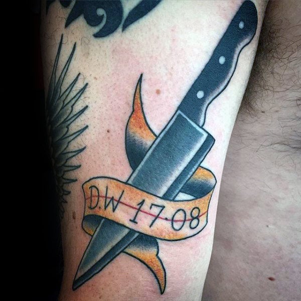 tatuaje cuchillo cocina chef 41