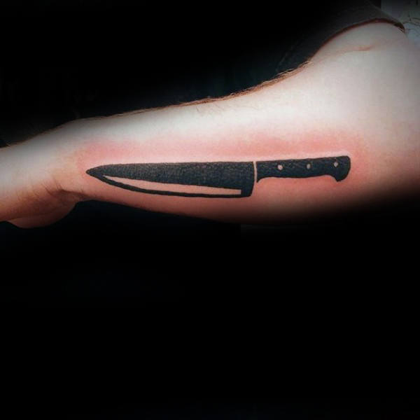 tatuaje cuchillo cocina chef 47