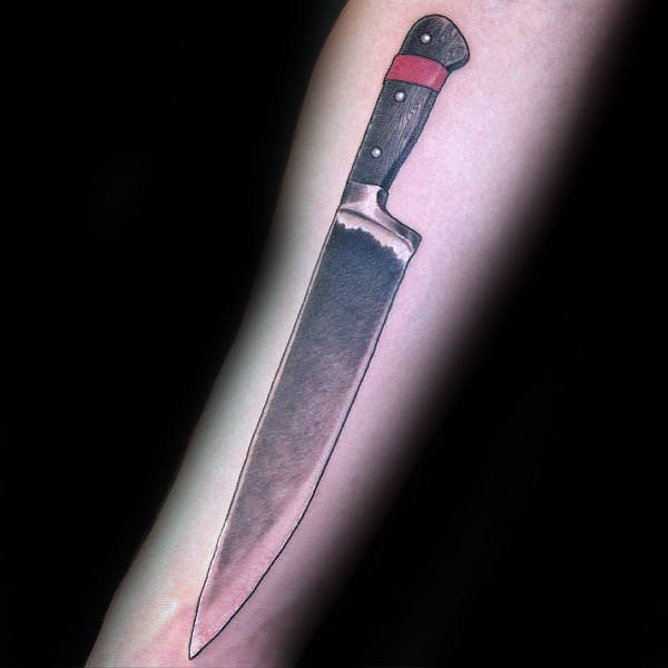 tatuaje cuchillo cocina chef 77