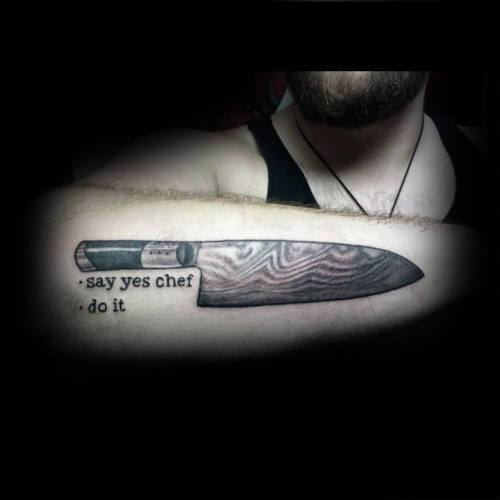 tatuaje cuchillo cocina chef 79