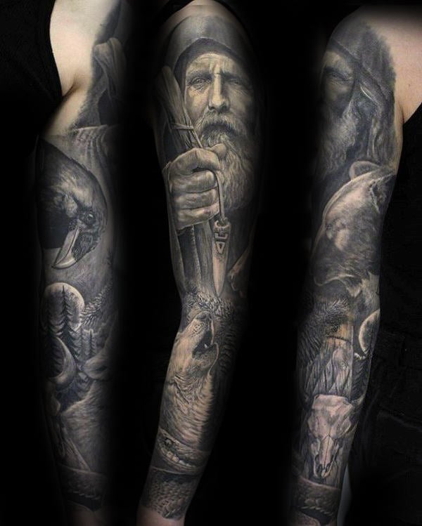 tatuaje dios odin 31
