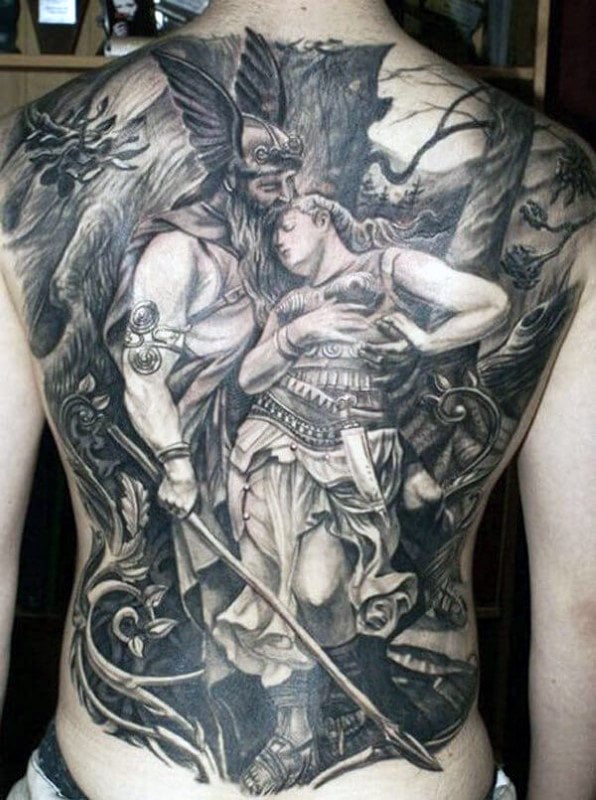 tatuaje dios odin 51
