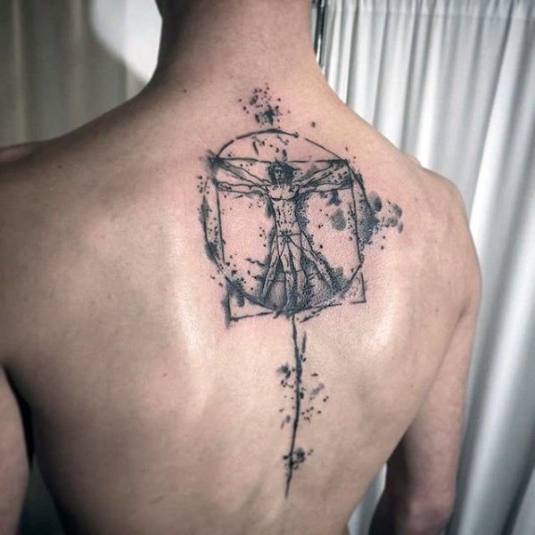 tatuaje hombre vitruvio 73