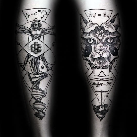tatuaje hombre vitruvio 83