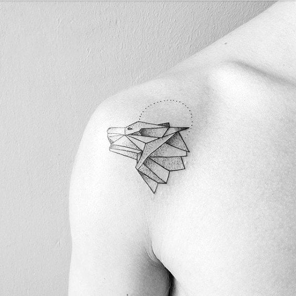 tatuaje origami papiroflexia 15