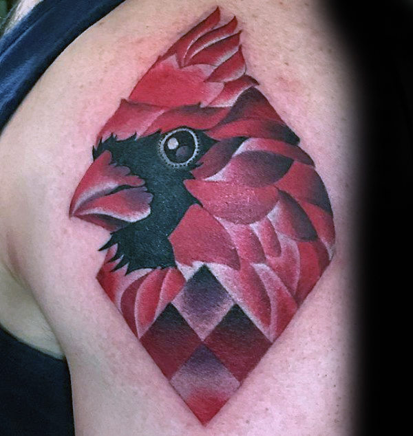 tatuaje pajaro cardenal 43