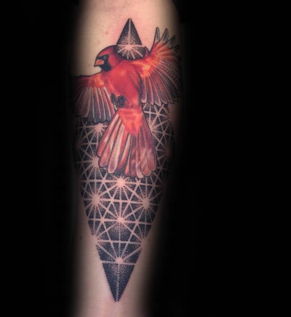 tatuaje pajaro cardenal 51