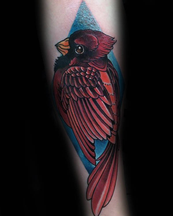 tatuaje pajaro cardenal 57