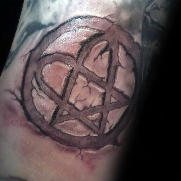tatuaje pentagrama invertido 03