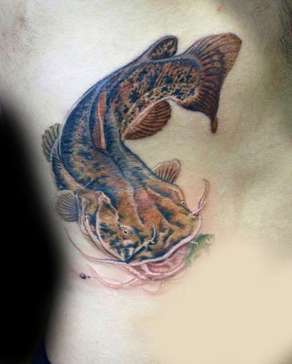 tatuaje pez gato 39