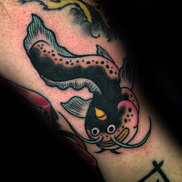 tatuaje pez gato 51