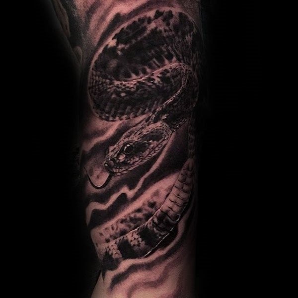 tatuaje serpiente cascabel 25