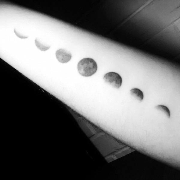 tatuaje fases luna 121