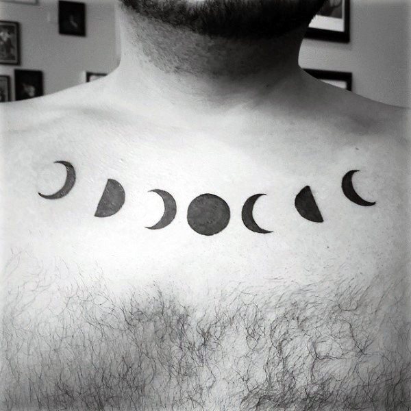 tatuaje fases luna 125
