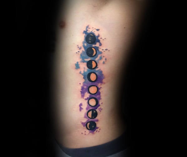 tatuaje fases luna 143