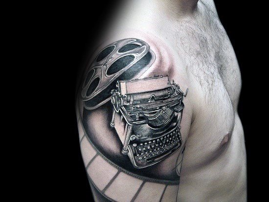 tatuaje maquina de escribir 97