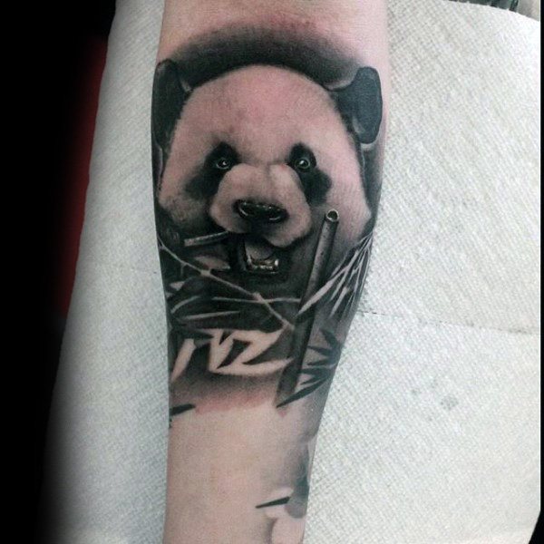 tatuaje oso panda 101