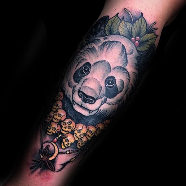 tatuaje oso panda 107