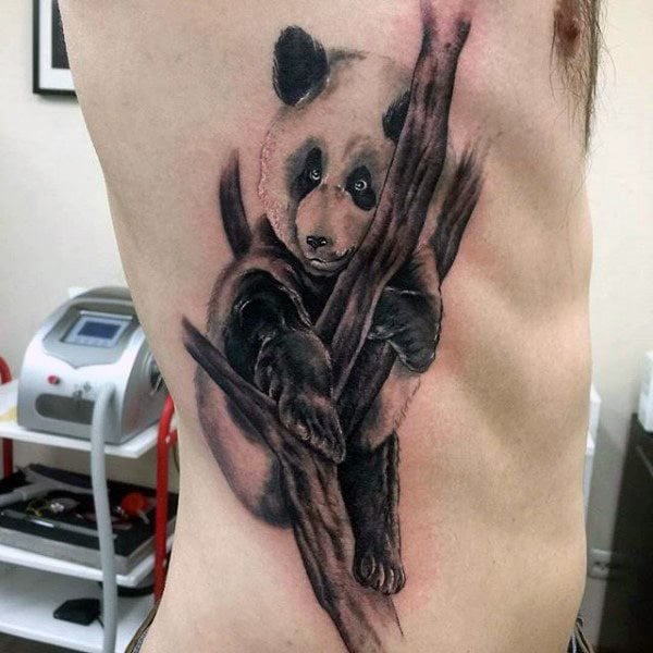 tatuaje oso panda 113