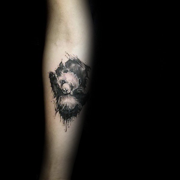 tatuaje oso panda 177