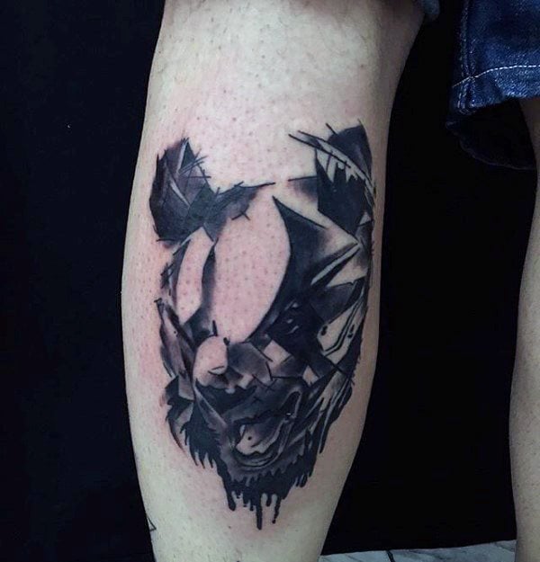 tatuaje oso panda 187