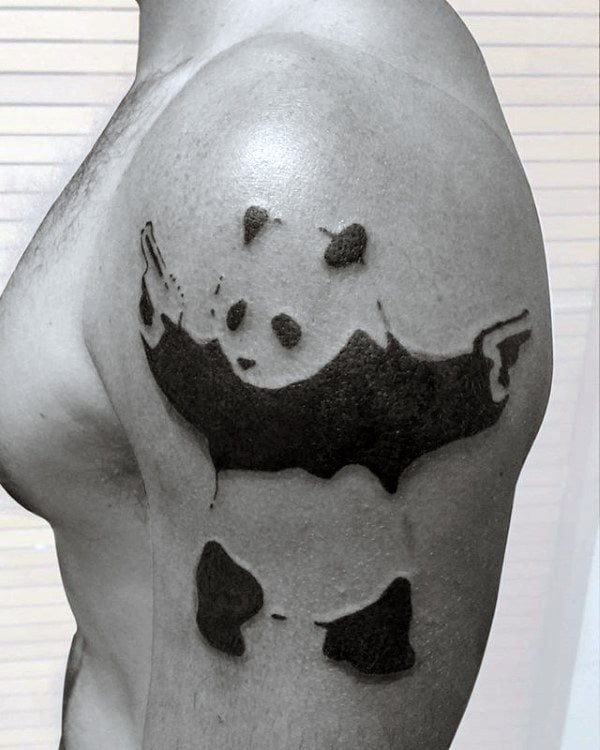 tatuaje oso panda 19
