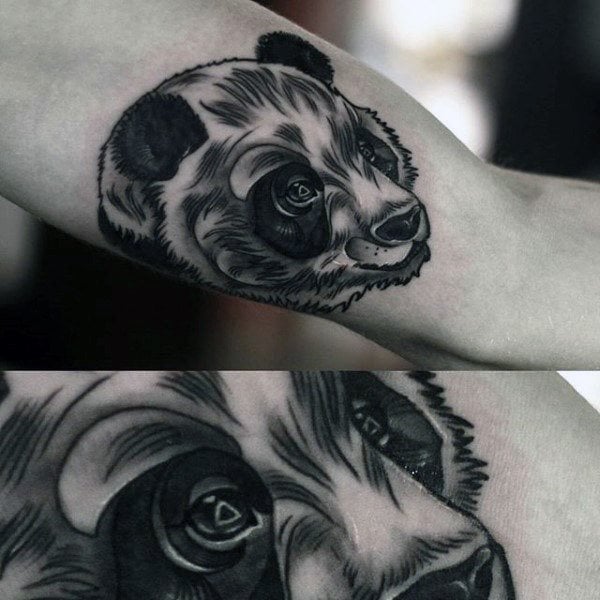 tatuaje oso panda 37