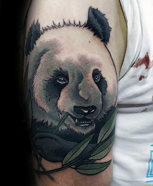 tatuaje oso panda 49