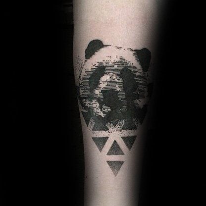 tatuaje oso panda 53