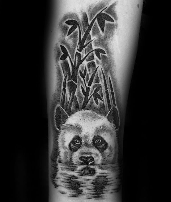 tatuaje oso panda 61