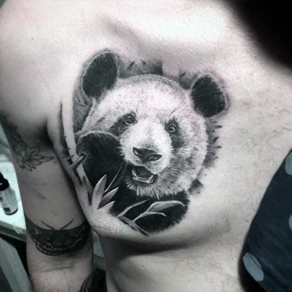 tatuaje oso panda 79