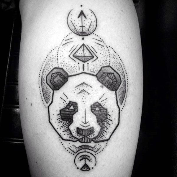 tatuaje oso panda 83