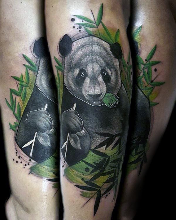 tatuaje oso panda 89