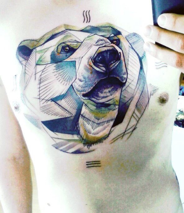 tatuaje oso polar 13