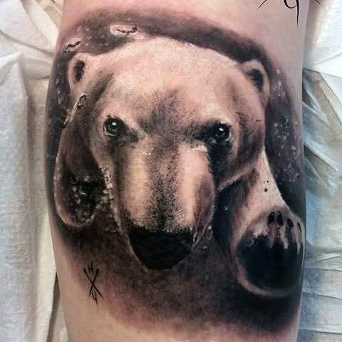 tatuaje oso polar 27