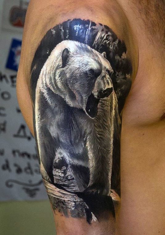 tatuaje oso polar 37