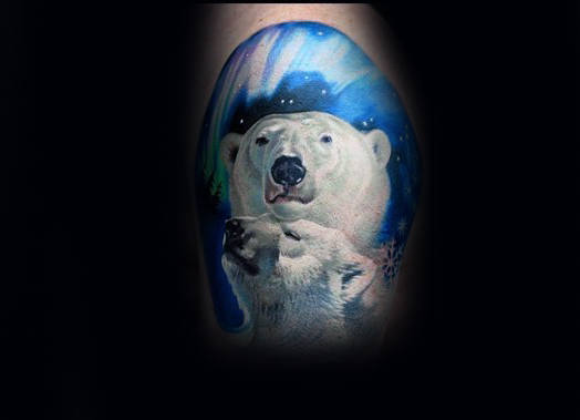 tatuaje oso polar 75