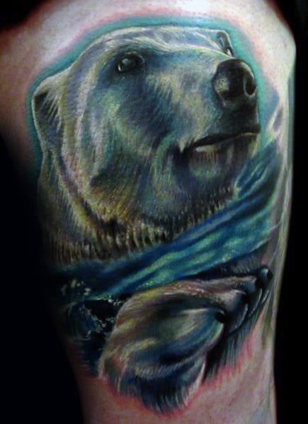 tatuaje oso polar 83
