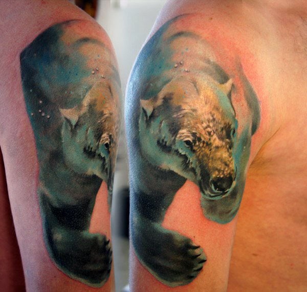 tatuaje oso polar 95